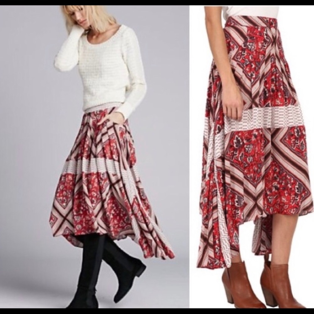 EUC Free People Trapeze Skirt